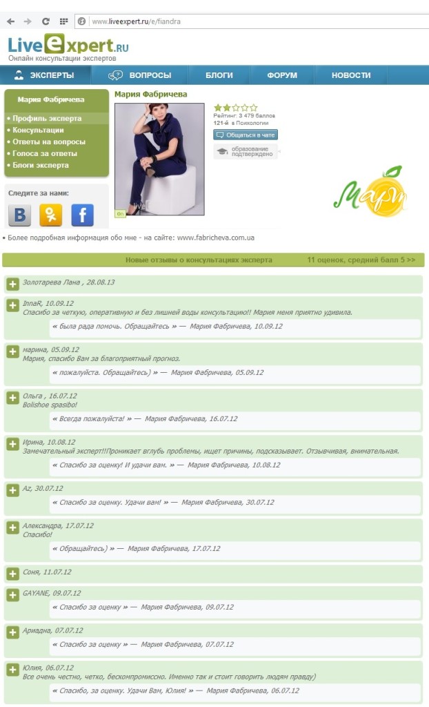 отзывы LiveExpert